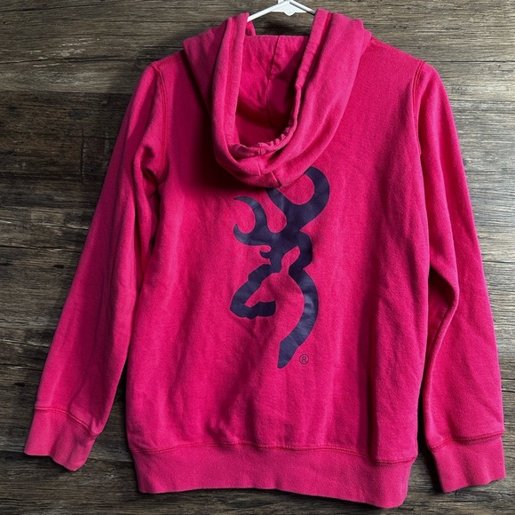 Browning Women's Vibrant Pink Hoodie - Picture 2 of 5